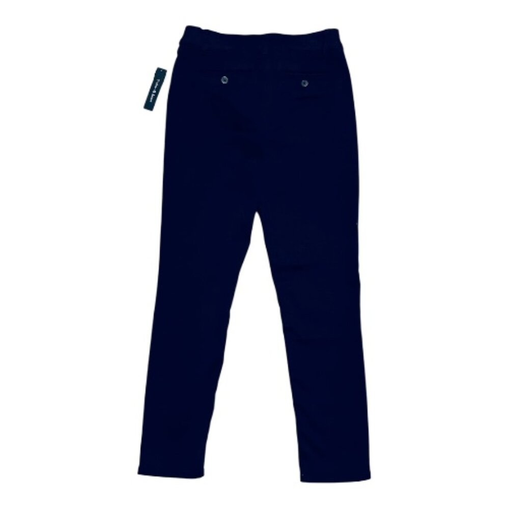 Violets & Roses Women's Straight Let Pants Navy Stretch Size 4/27 NWT - Picture 3 of 3